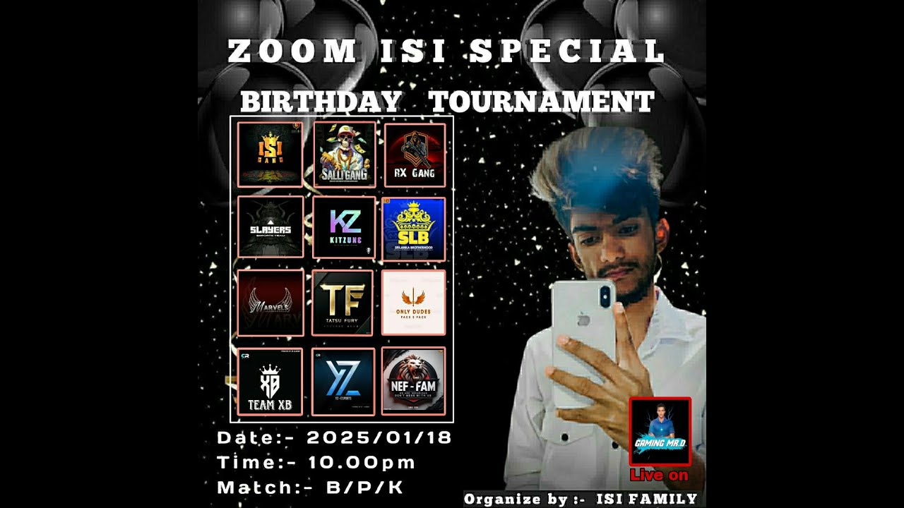 ⭕ZOOM ISI Birthday Tour
