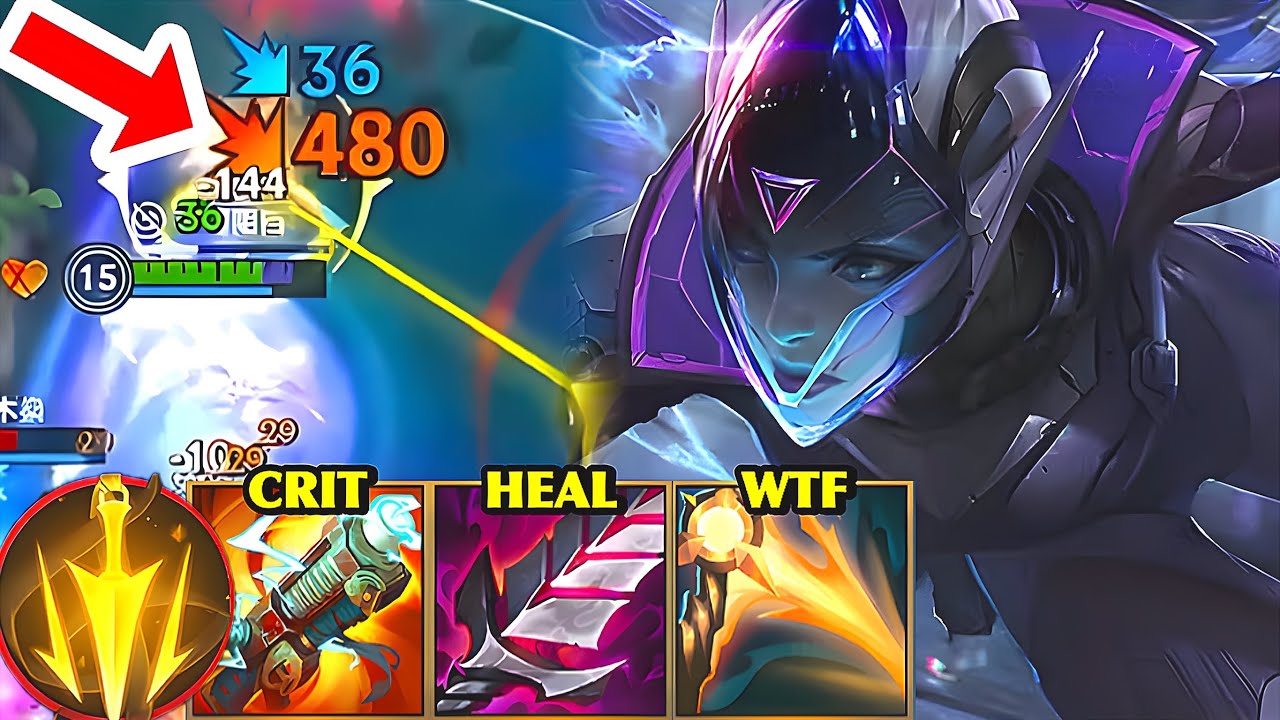 Wild Rift China Vayne ADC | 17KILL PENTA?! MAX CRIT × TRUE DAMAGE VAYNE RUNS WILD | Build & Runes