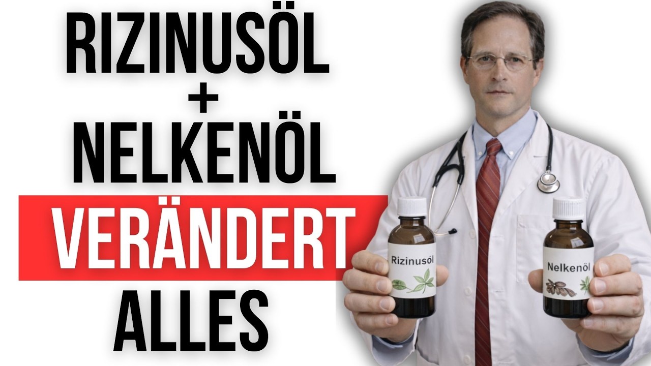 Rizinusöl + Nelkenöl über Nacht anwenden – DAS passiert mit deinem Körper! (fast keiner kennt das)!