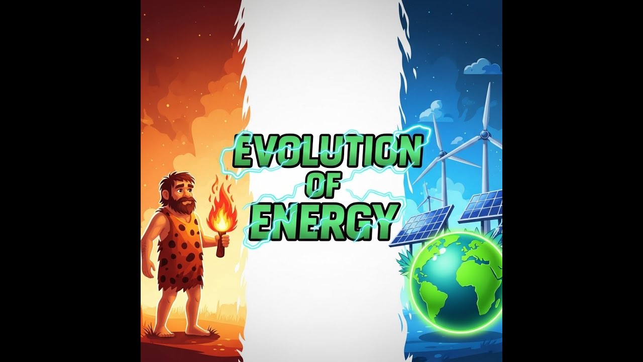 The Evolution of Energy ⚡ From Fire to Solar Power (Animated History