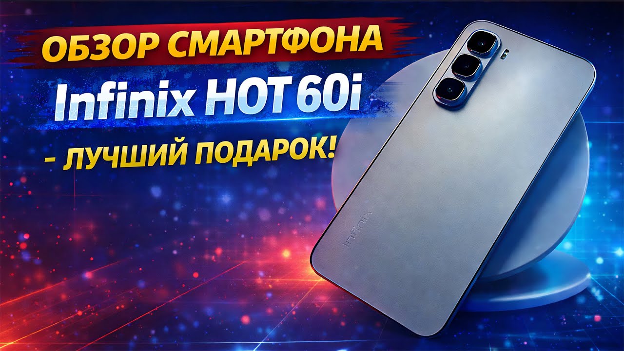 ТОП смартфон для каждого?  Infinix Hot 60i 8/256GB &mdash; экран 120 Гц, Android 15, крутая автономность!