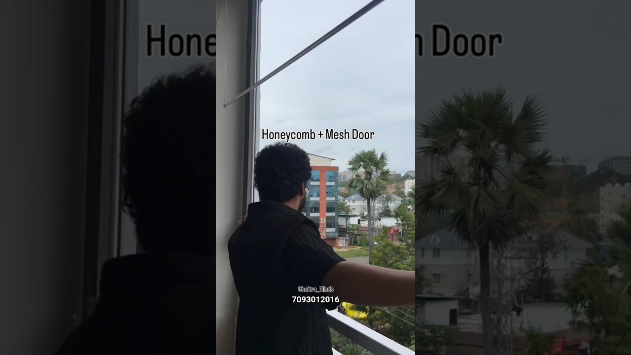 Ultimate Balcony Makeover | Honeycomb + Mesh Door Combo  2-in-1 Outdoor Solution for balcony area