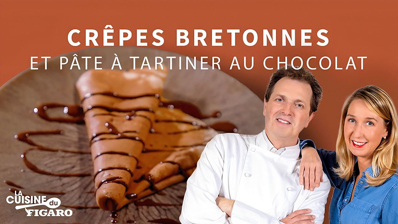 Cr&ecirc;pes avec une vraie p&acirc;te &agrave; tartiner chocolat-noisette - La cuisine du Figaro