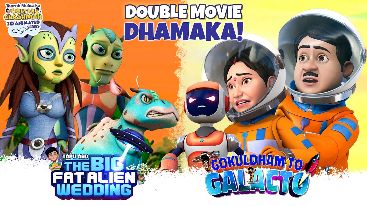 Double Movie Dhamaka 🎬 | Taarak Mehta Ka Ooltah Chashmah Full Hindi Film | 4k #movie