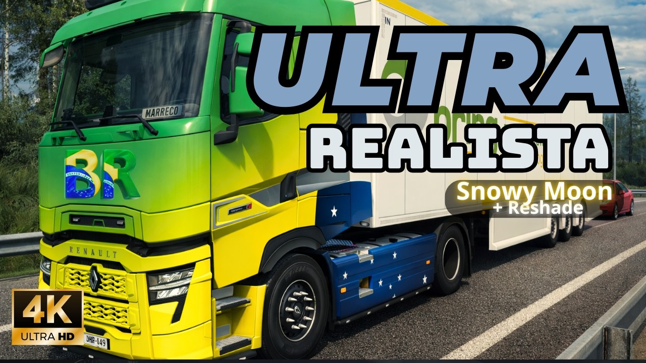 ETS2 | Gráficos ULTRA Realistas | Renault T | 4K 🧢🚛 #ets2 #eurotrucksimulator2 #gaming #marrecogod