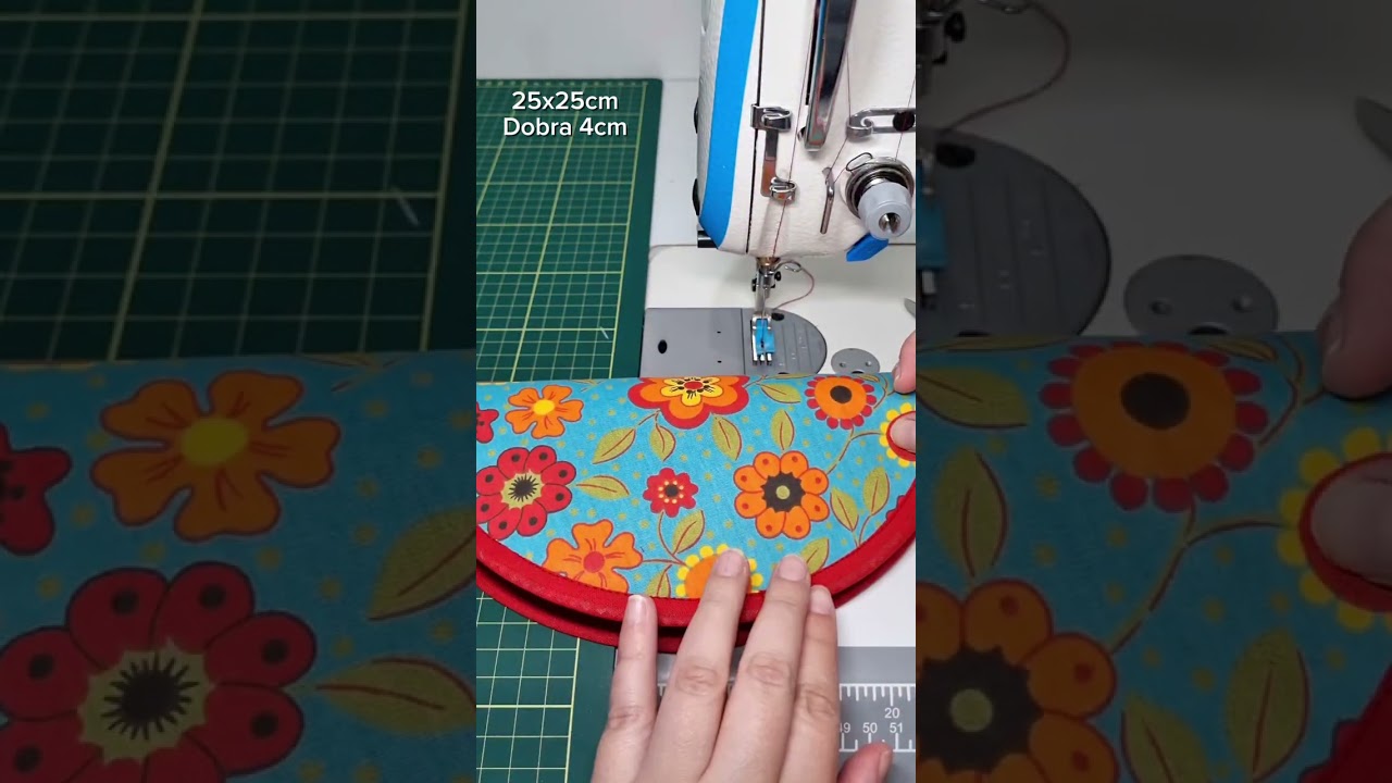 Tutorial de costura 25x25cm #costurar #sewing #tutorial #costura #passoapasso 