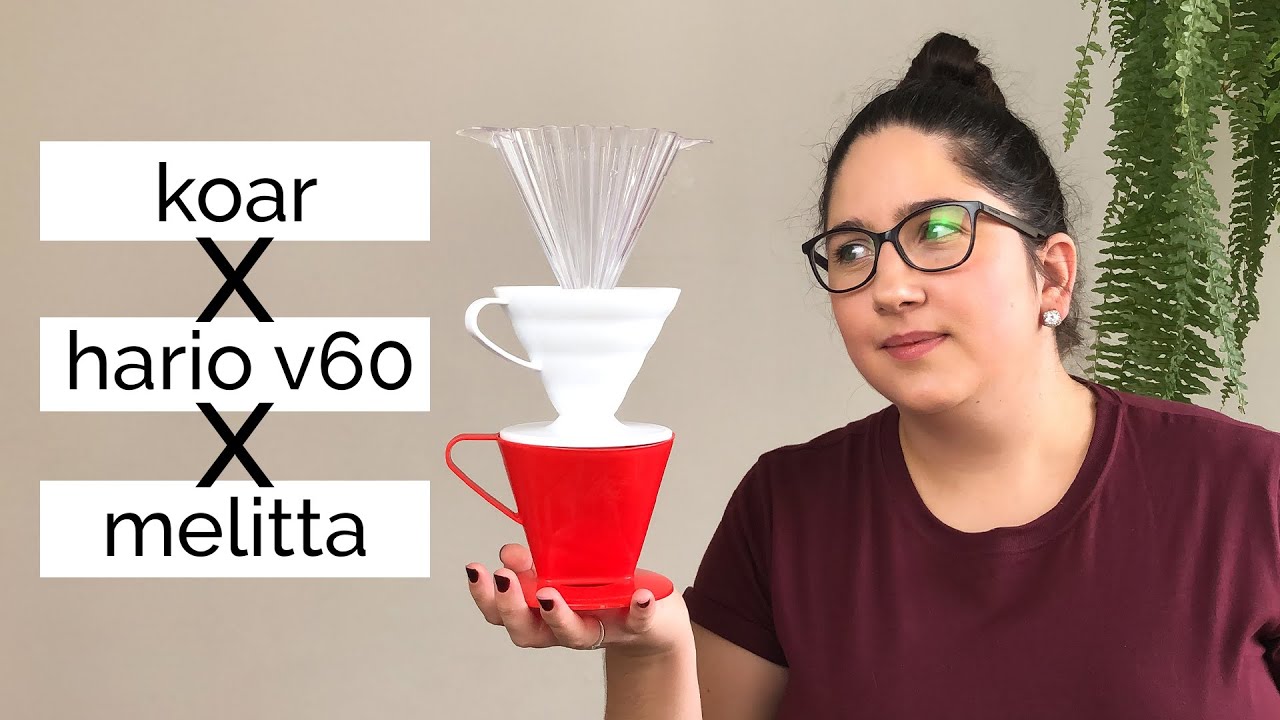 Diferença do Café Feito no Koar, na Hario V60 e na Melitta