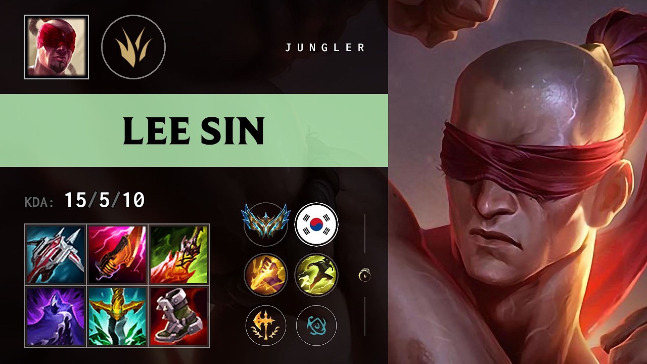 Lee Sin Jungle vs Jayce - KR Challenger Patch 26.17