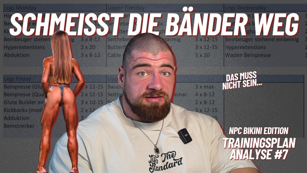 Programming für die Bikini Shape: Booty & Schultern | Trainingsplananalyse #7