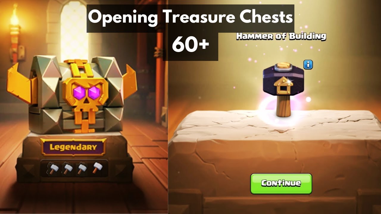 Opening 60+ Treasure Chests | Clash of Clans