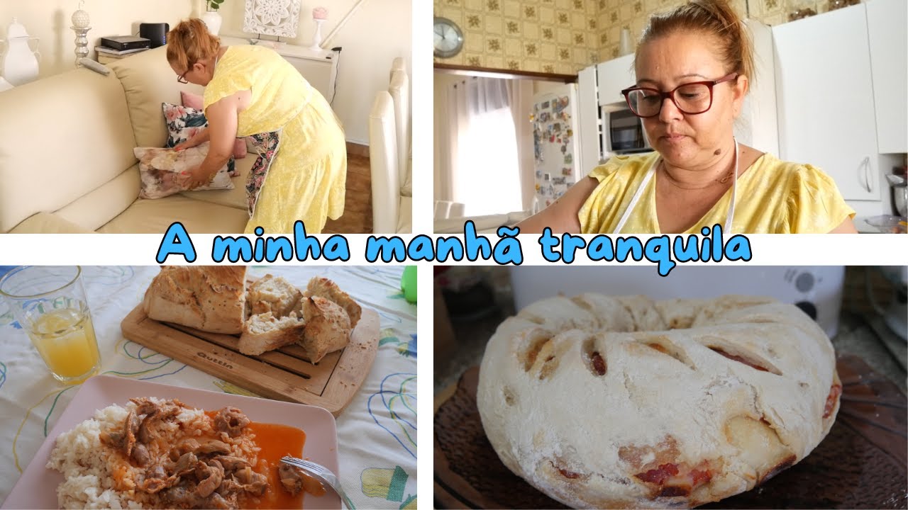 A MINHA MANHÃ ANTES DE IR  TRABALHAR /FIZ PÃO COM CHORIÇO E QUEIJO A ROTINA 🙏