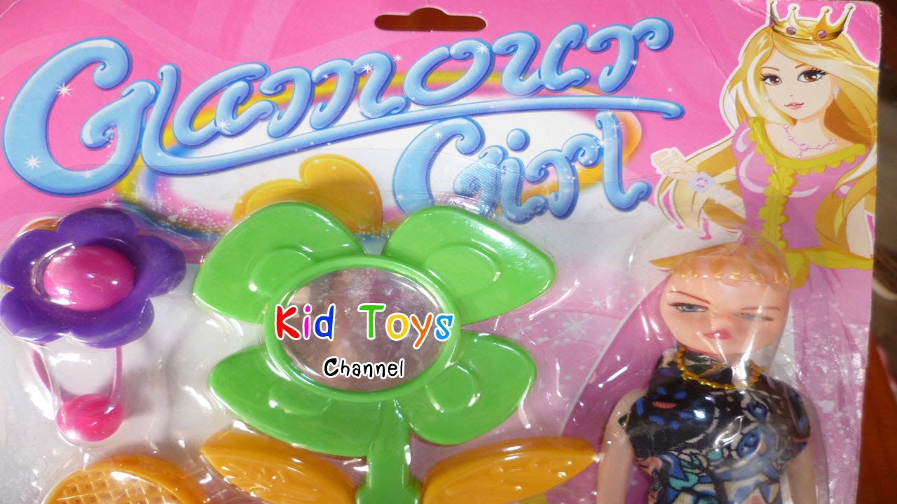 Glamour Girl Fashion doll Collect them all happy doll Kid toy videos