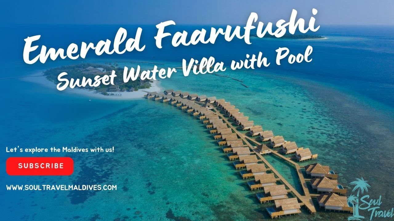 Emerald Faarufushi Maldives | Sunset Water Villa with Pool Roomtour | Luxury Resort Room Walkthrough