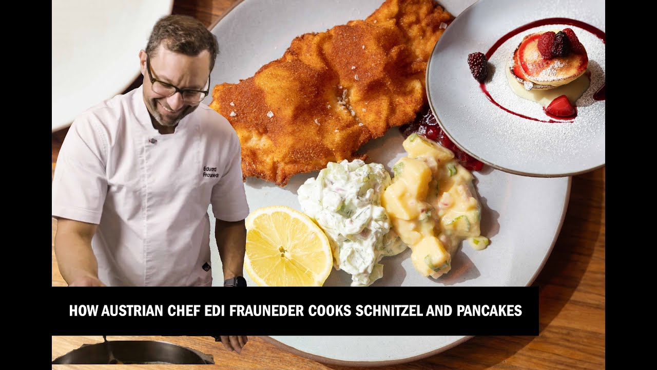 Make Perfect Wiener Schnitzel with Michelin-Starred Chef Eduard Frauneder and Host Rocco DiSpirito
