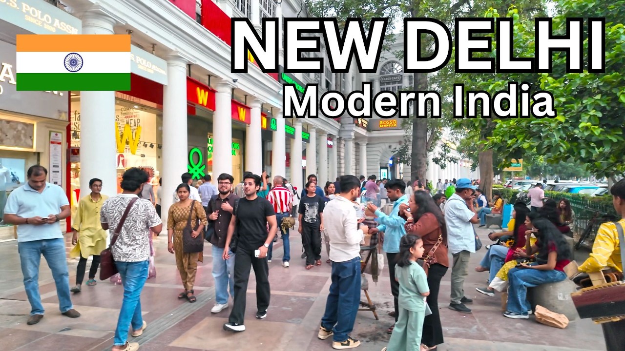 New Delhi 🇮🇳 | Modern India&rsquo;s Busy Streets & Crowd (4K Walking Tour 2026)
