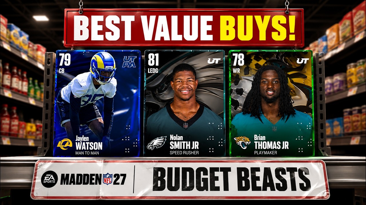 БЮДЖЕТНЫЕ ЗВЕРИ! Лучшие карты по соотношению цена-качество в Madden 27