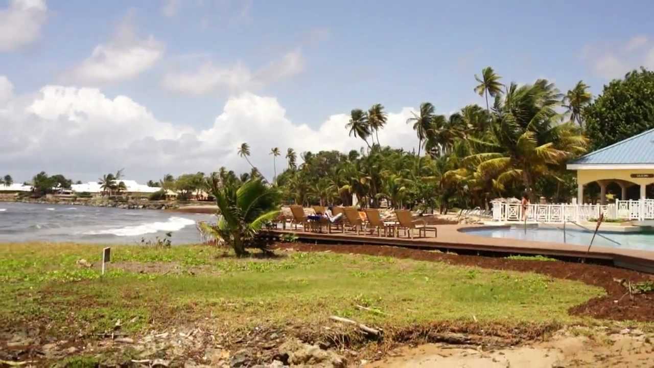 The Atlantic Ocean as seen from the Magdalena Grand Beach Resort, Tobago, W.I.