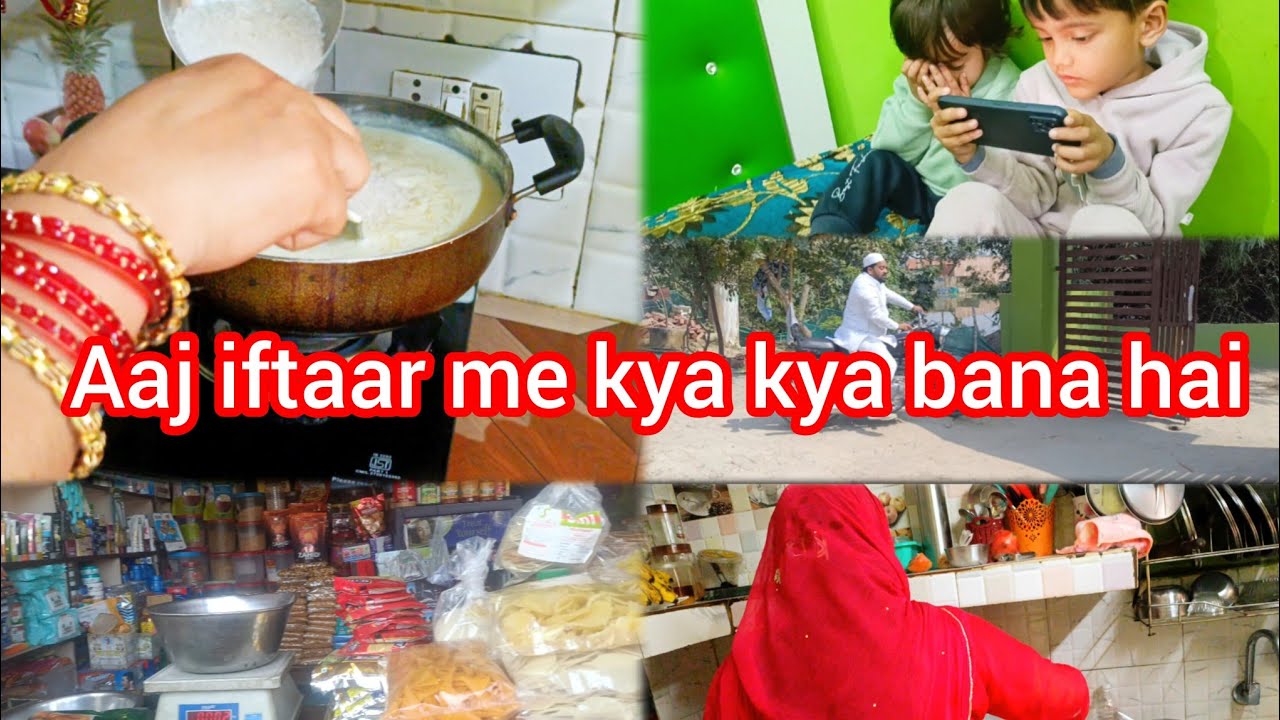 Aaj iftaar me kya kya bana hai,,🌛✨ || Official Amreen vlogs 
