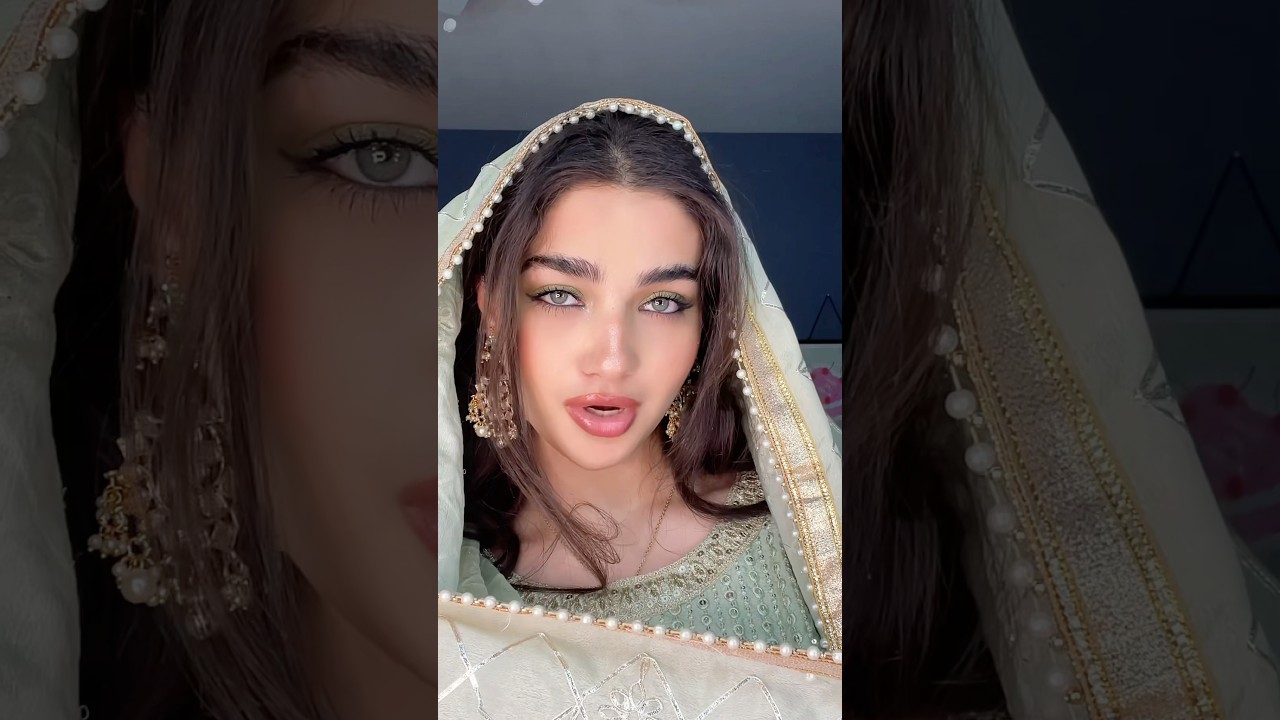 Full PAKISTANI MAKEUP🥺💚💚 #makeup #pakistan