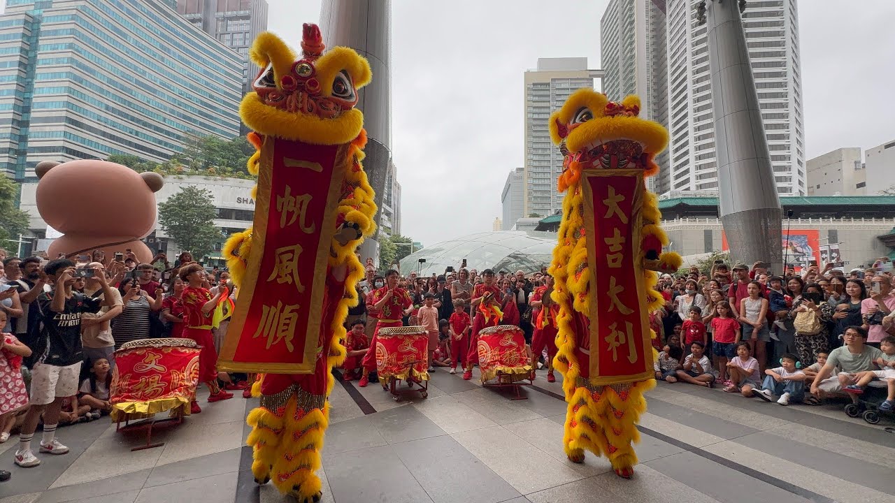 新加坡文扬龙狮运动协会 Wenyang War Drumming and Lion Dance Performances at ION Orchard 17 February 2026