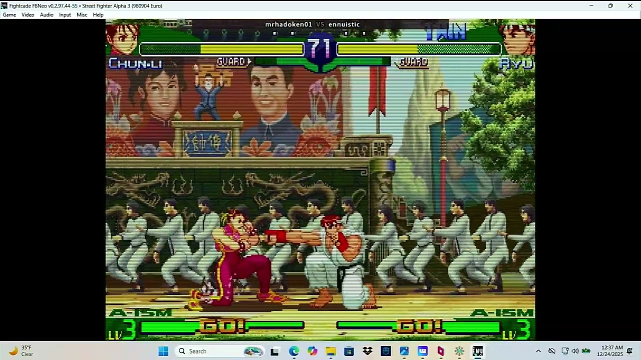 Street Fighter History The Matches (Street Fighter Alpha 3 Fightcade 2 Matches)
