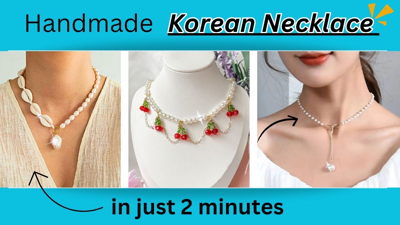 Unveiling the Secrets of Korean Necklace DIY @creative_fatima
