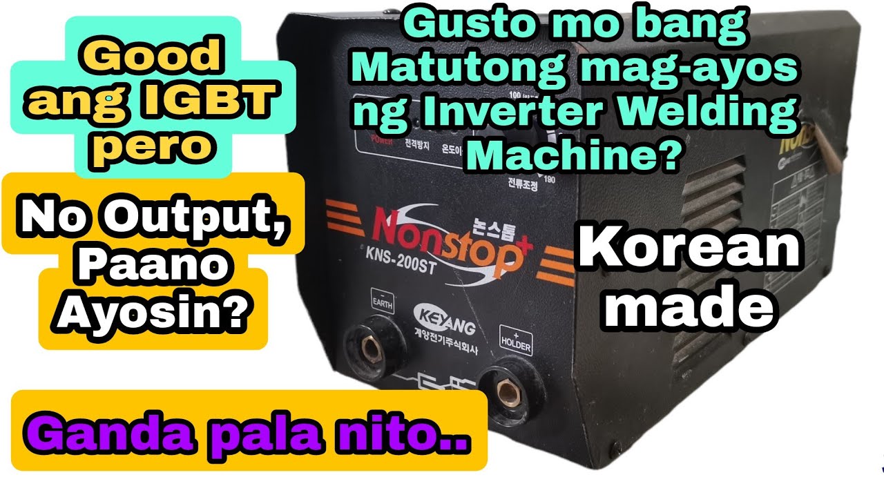 Troubleshooting Guide for Inverter welding machine repair/No Output