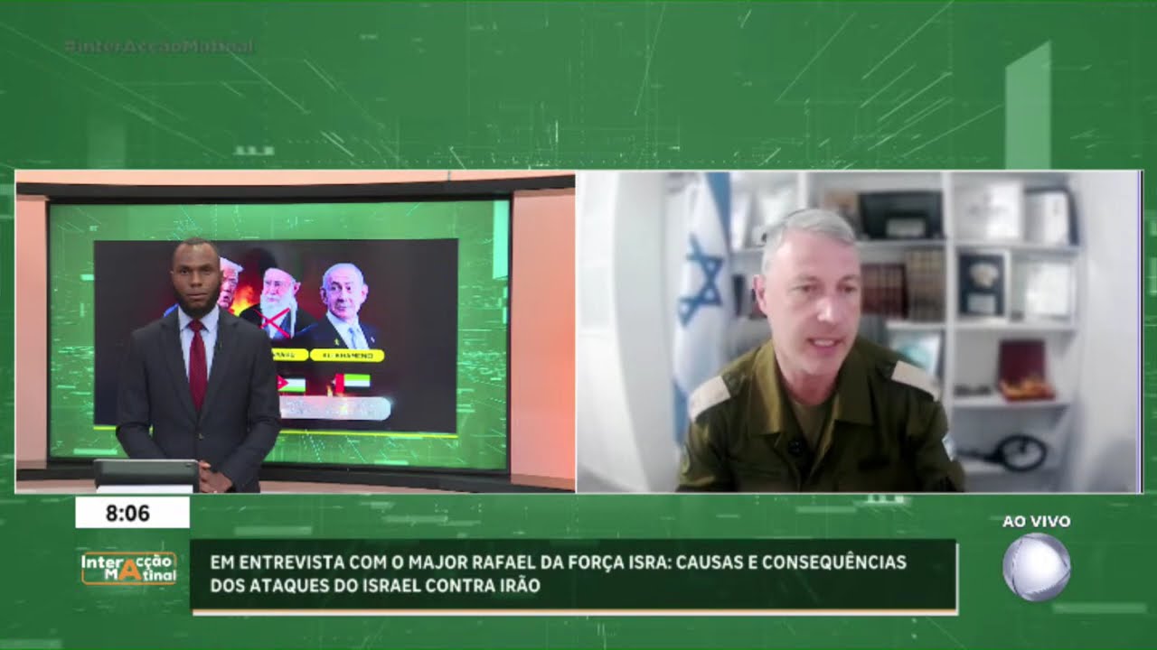 #InteraçãoMatinal: Major Rafael das Forças de Defesa de Israel fala da Guerra contra o Irão
