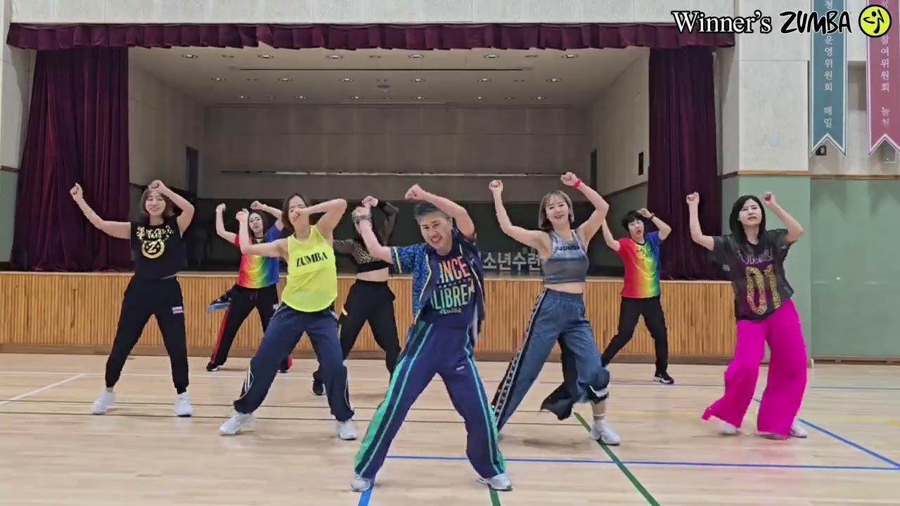 Winner's ZUMBA/Bailando (Salsa Cover)/Enrique Iglesias/Choreo by Winner 정소진 /With 청소년 수련관회원님들