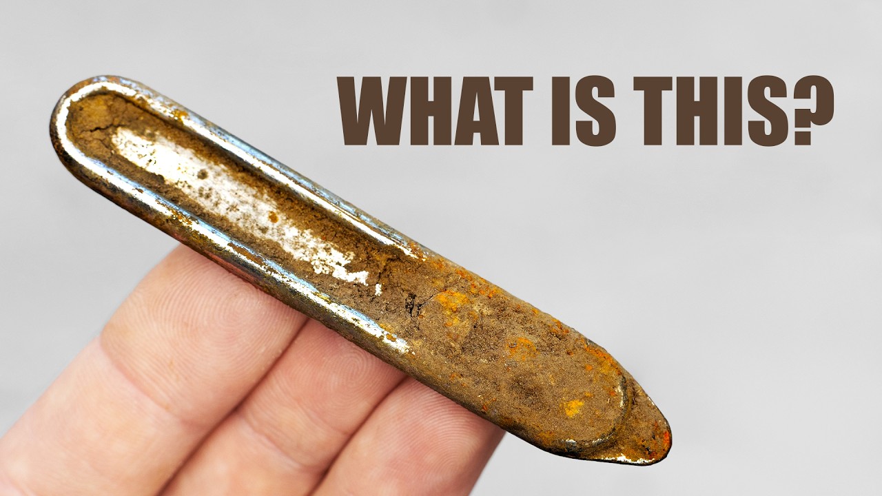 Restoration of a Mysterious Object Found with a Metal Detector. ASMR Video