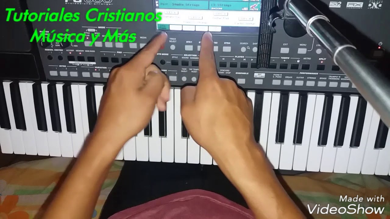 Tutorial - El espiritu de Dios; Santo ; Renuevame (Teclado)