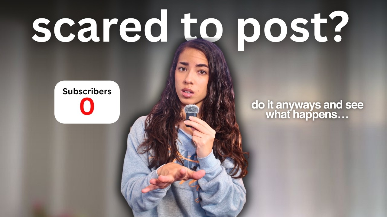 How to start a YouTube channel when you’re scared (beginner guide)