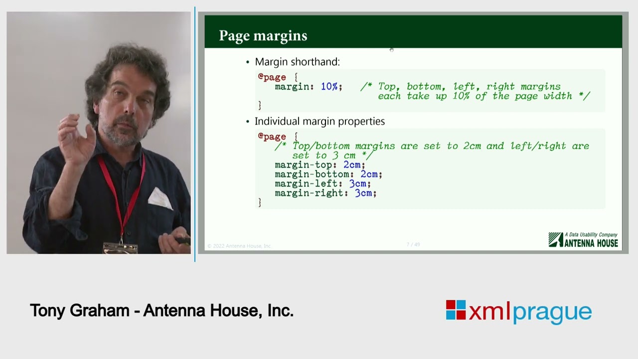 Introduction to CSS for Paged Media - Tony Graham