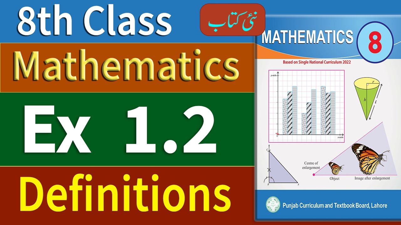 8th Class Maths Exercise 1.2 Definitions | 8th class mathematics | Concepts