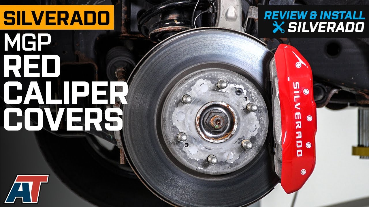 2019-2022 Silverado MGP Red Caliper Covers with Silverado Logo Review & Install
