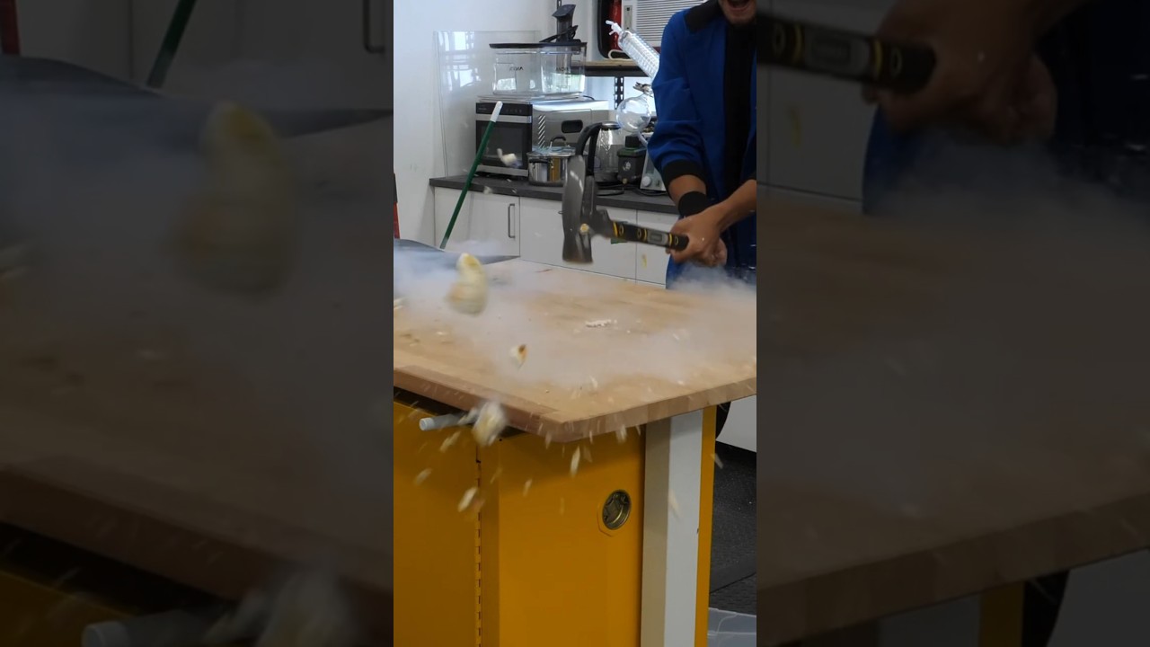 Bagel vs liquid nitrogen