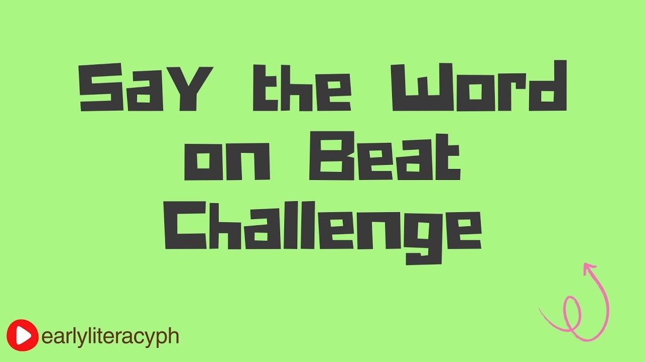 Say the Word on Beat Challenge | Short and Long Vowel /a/
