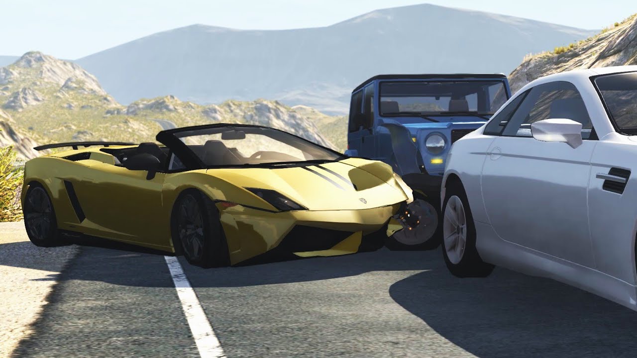 Luxury & Sport Cars Crashes Compilation #8 - BeamNG.Drive