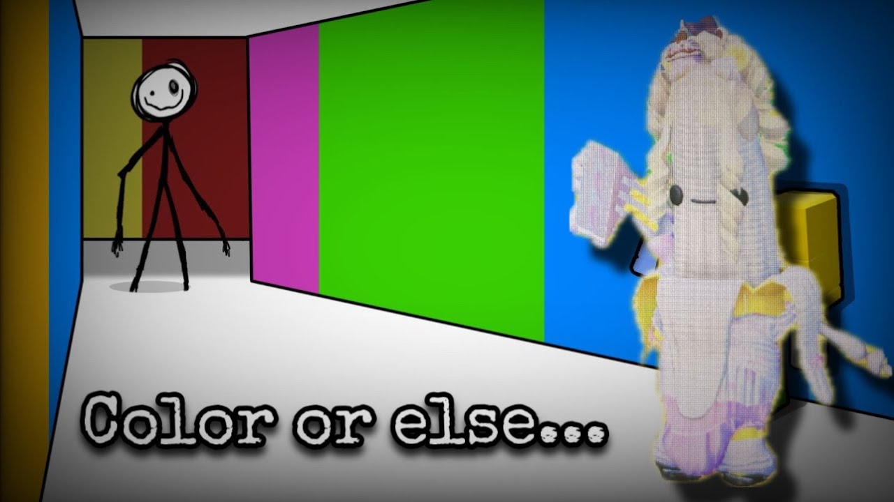 color or else he sees you...(Roblox)