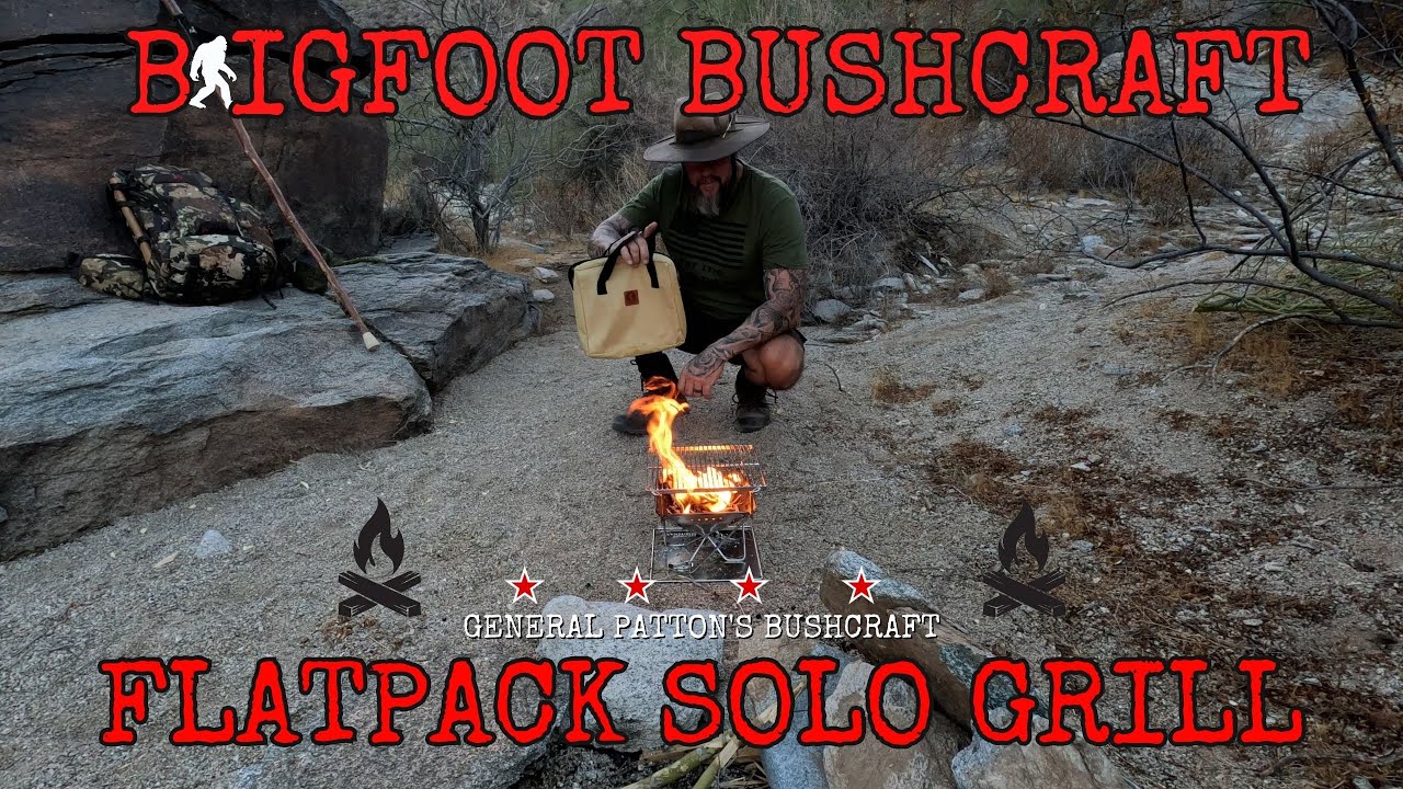 BIGFOOT BUSHCRAFT SOLO GRILL #grill  🔥🔥