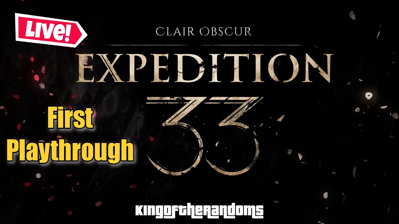🔴Clair Obscur: Expedition 33 First Playthrough pt 1 - LIVE 10/29/2025