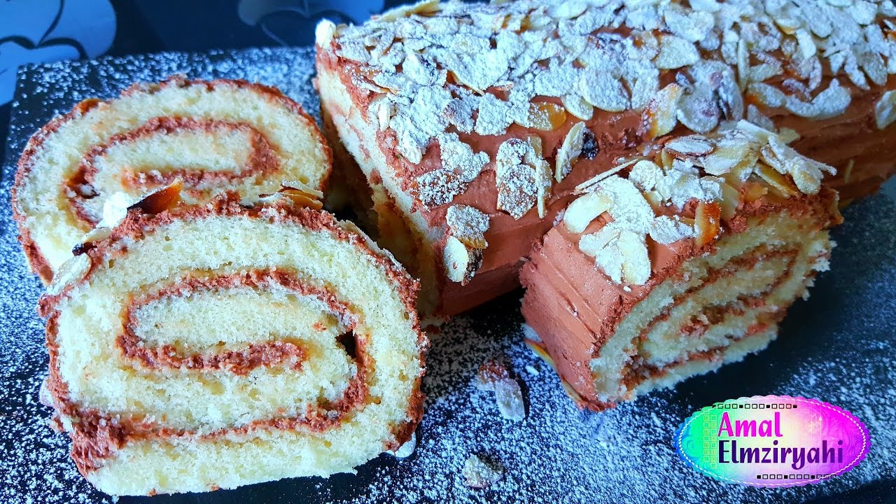 سويس رول الفانيلا swiss roll