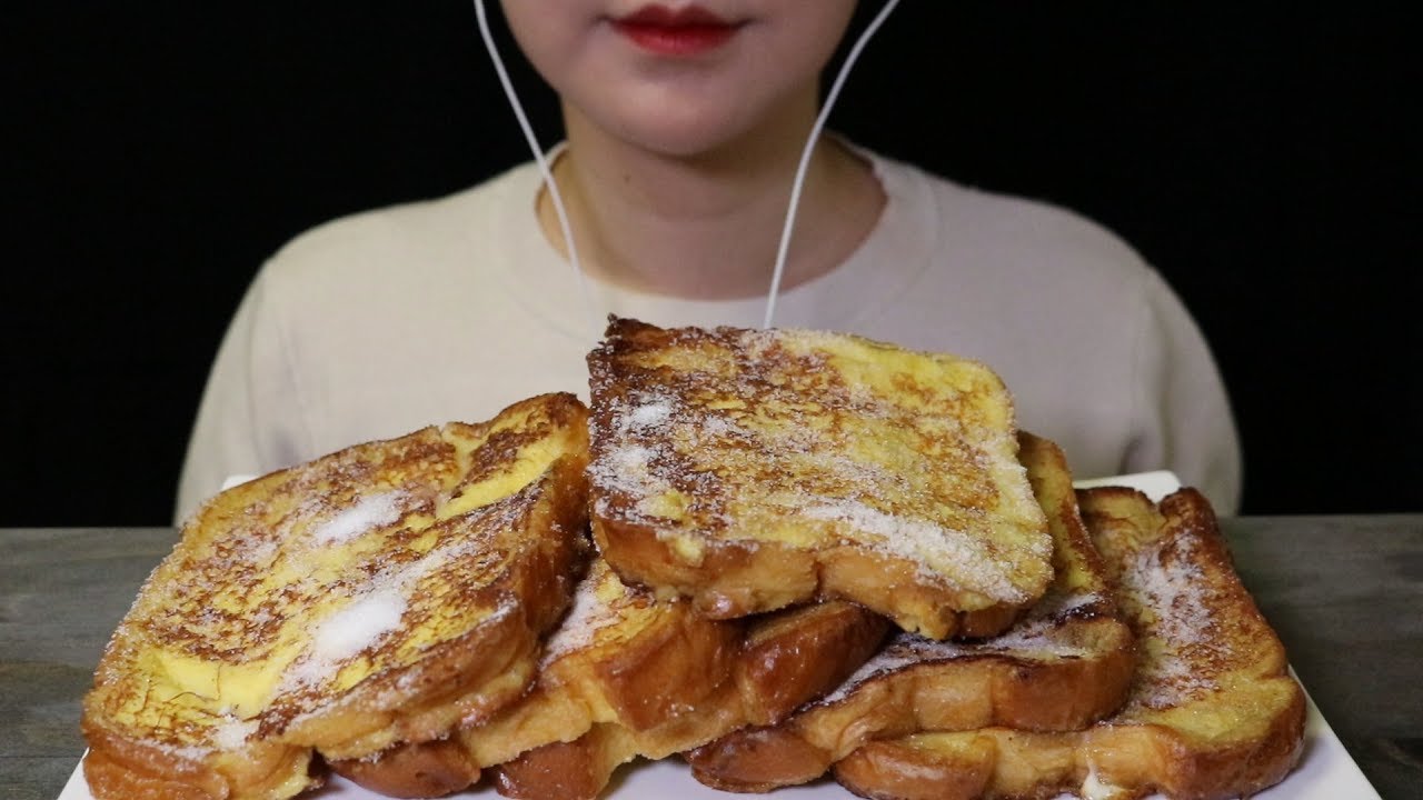 [NO TALKING MUKBANG]프렌치토스트먹방EATING SOUNDS MUKBANG