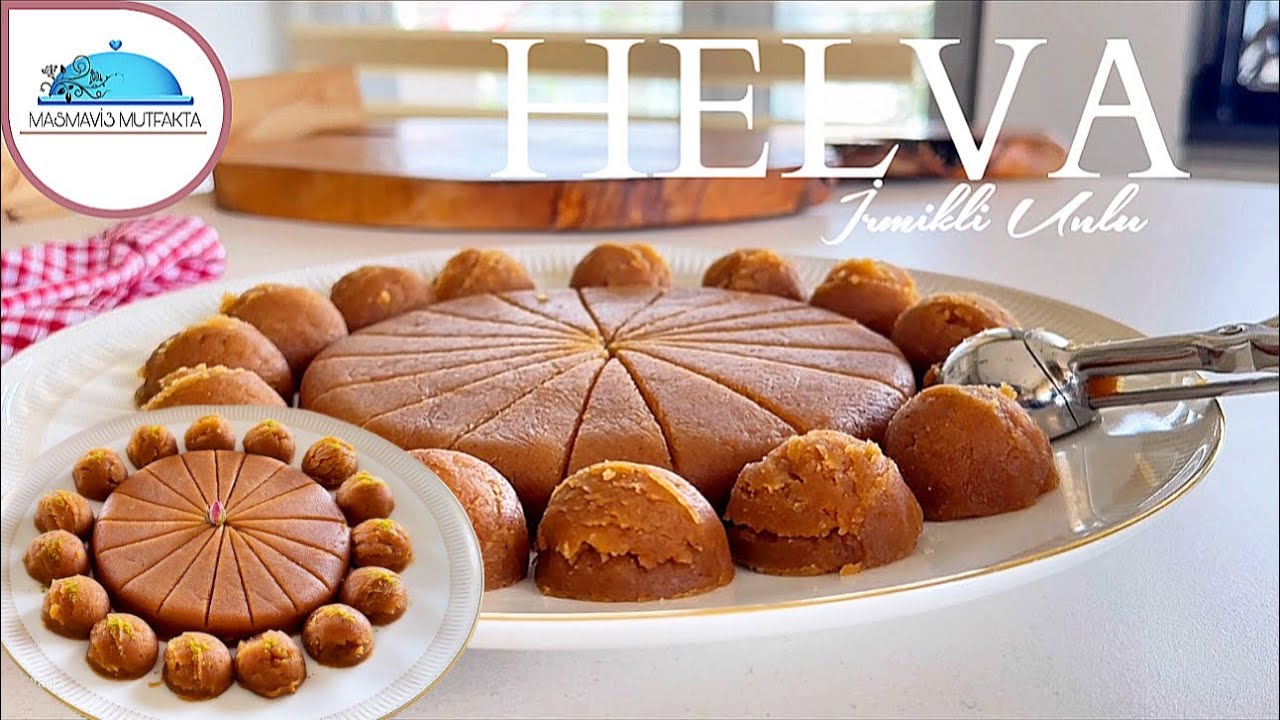 DAHA GÜZELİ OLAMAZ‼️LOKUM KIVAMINDA İRMİKLİ UN HELVASI ✅Helva Yapmanın Tüm Sırları ✔️