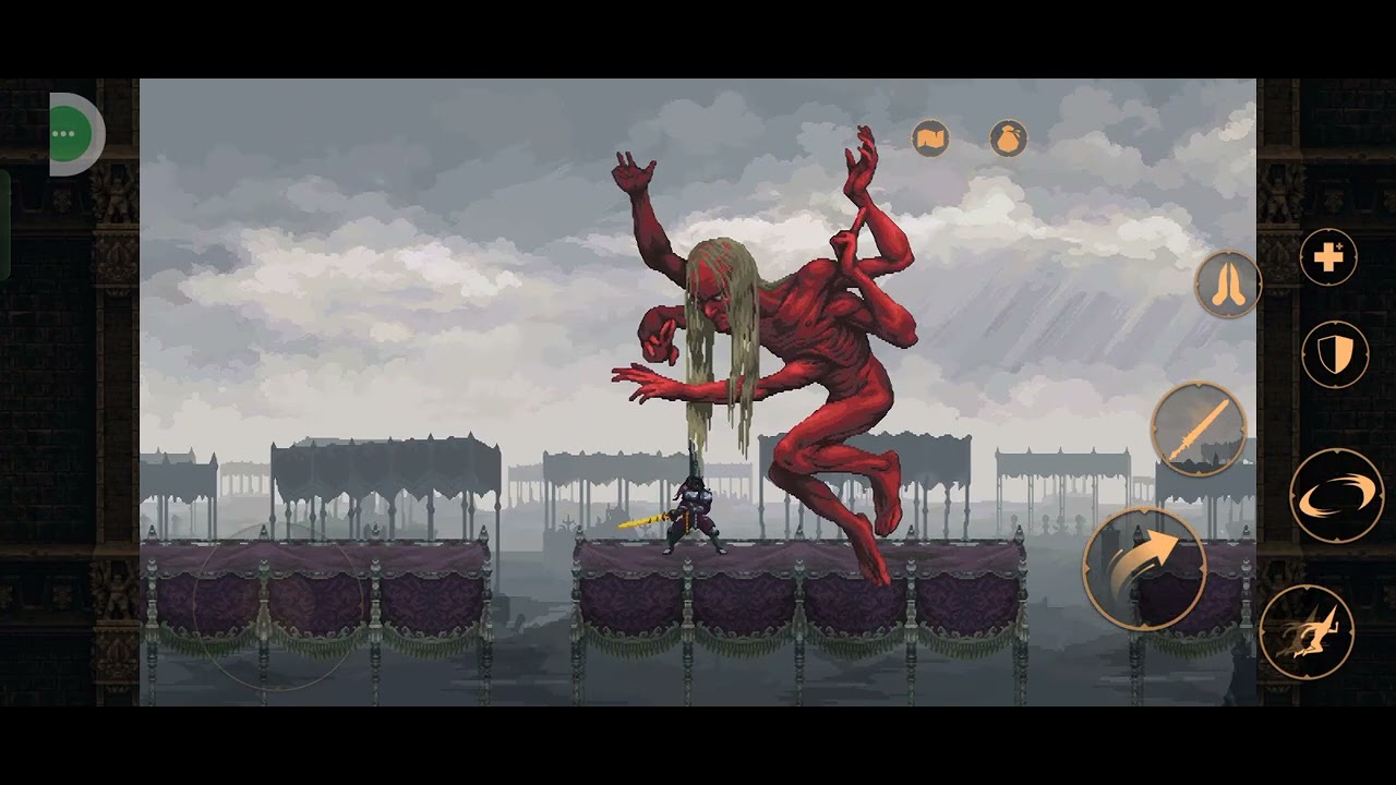 Escribar Boss Fight(Ending C) | Blasphemous Mobile Gameplay