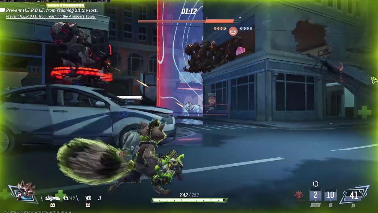 Mastering Solo Heals, Rocket, for a bit  ( Marvel Rivals )