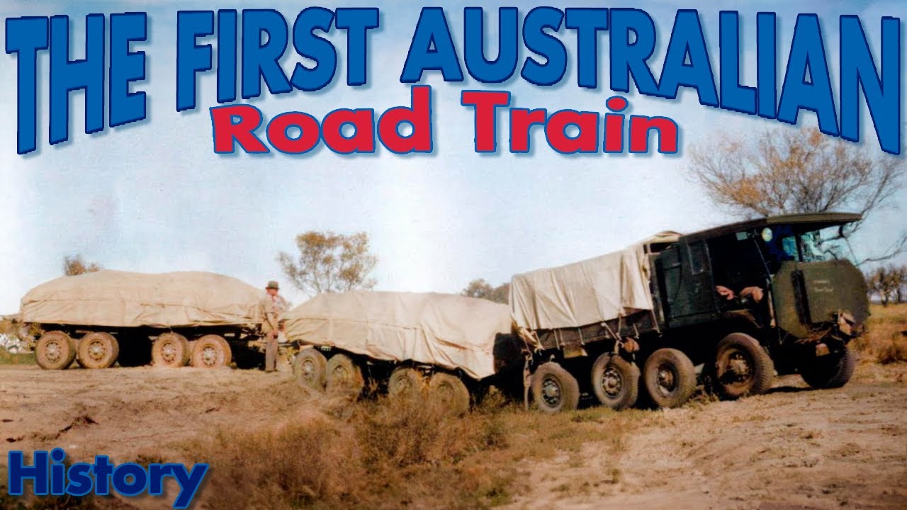 Удивительная история первого дорожного поезда в Австралии ▶ 1934 год AEC Road Train 8x8