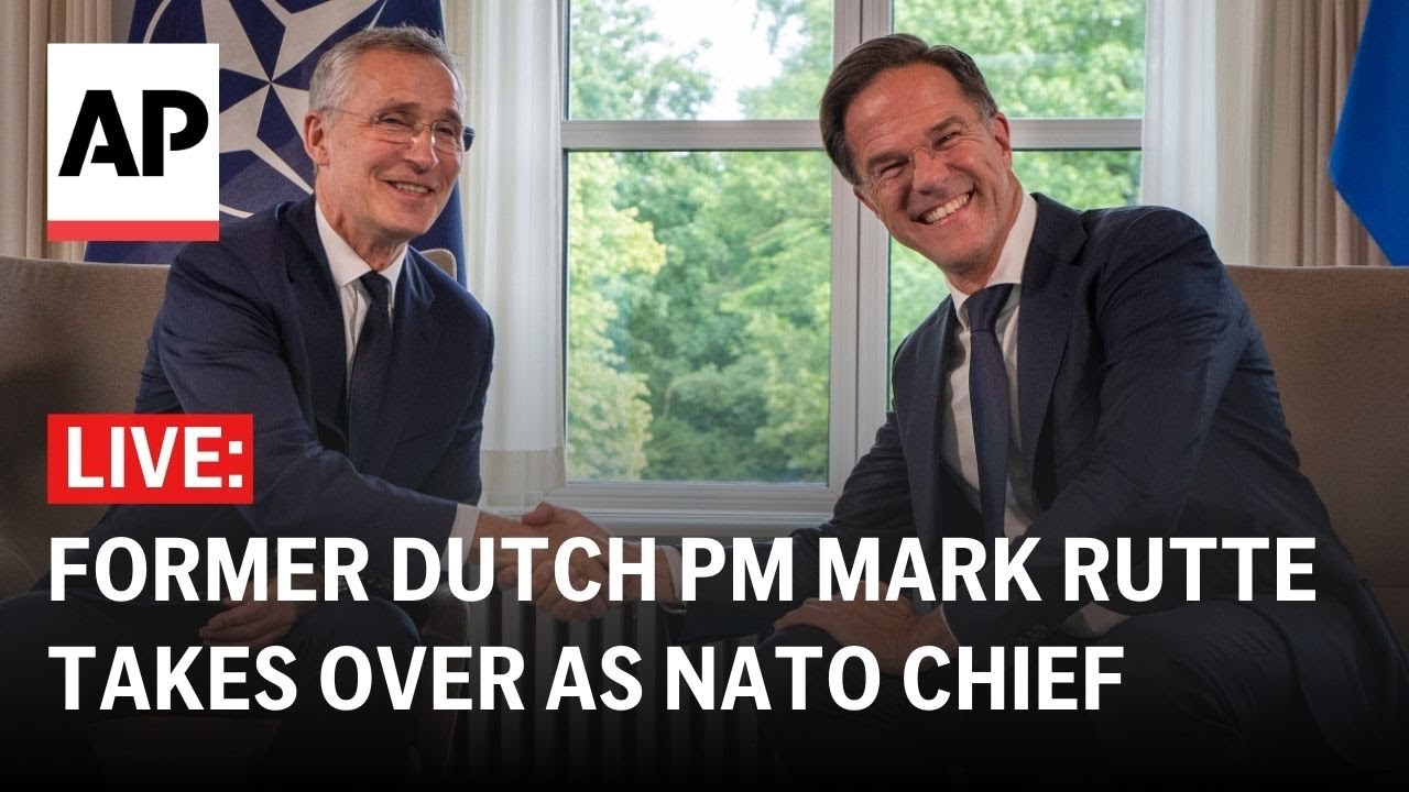 LIVE: NATO chief Jens Stoltenberg hands over leadership to Mark Rutte
