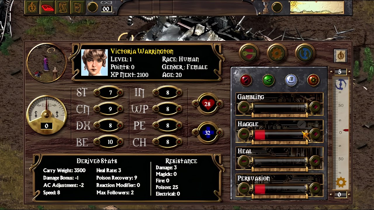 Arcanum: Of Steamworks and Magick Obscura (2001) - Gameplay Part 1