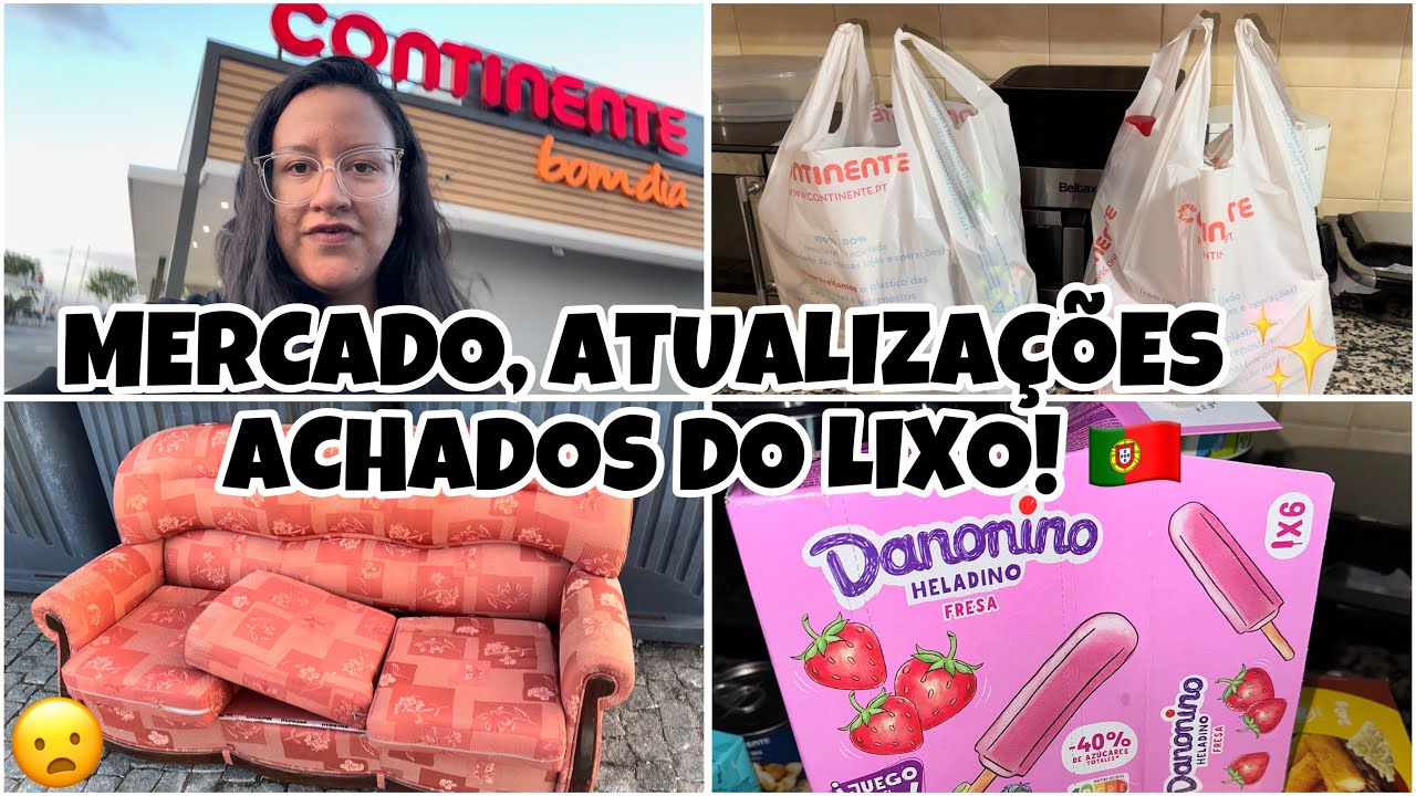 LIXO OU LUXO? MERCADO E ATUALIZAÇÕES DA VIDA ✨ AZEITE DA FEIRA É MAIS BARATO 🇵🇹 (VLOG)